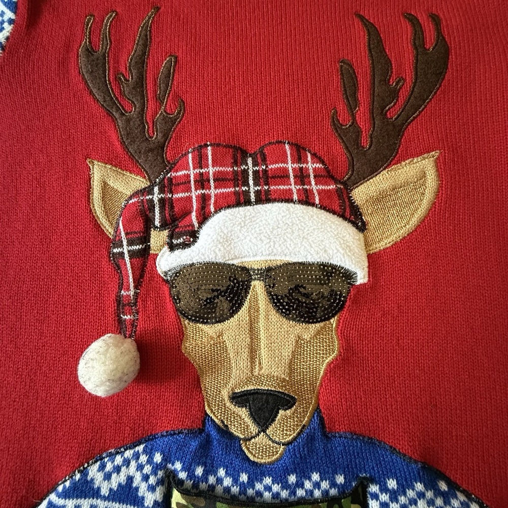 Deer Hold My Beer  ( Or Diet Coke) Christmas Sweater‎ Ugly Sweater